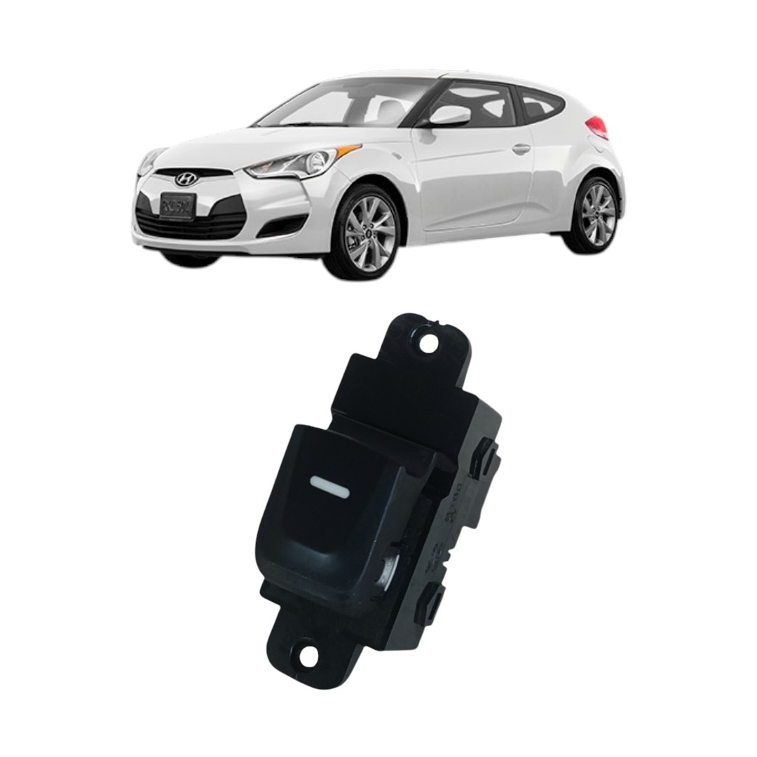 Botão Vídro Traseiro Direito Hyundai Veloster 2011 2013
