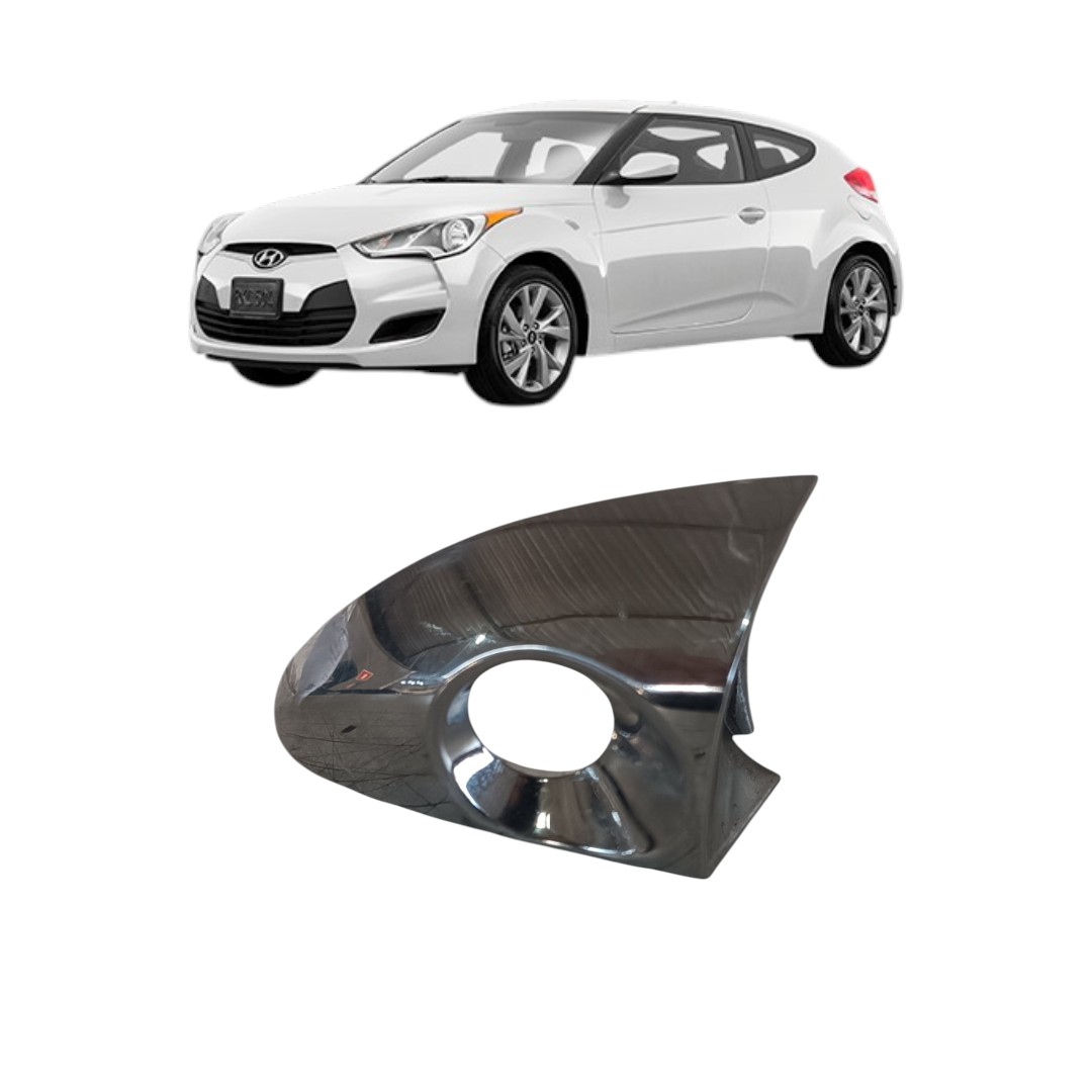 Tampa Maçaneta Externa Diant Esquerda Hyundai Veloster 12/13 Cromado Dianteira
