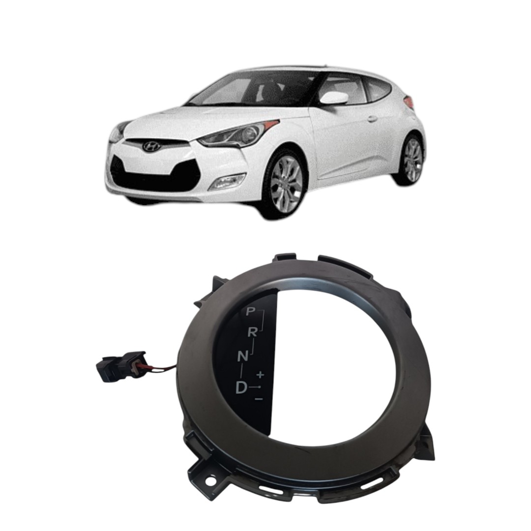 Acabamento Moldura Alavanca Marcha Hyundai Veloster 12/13 Preto