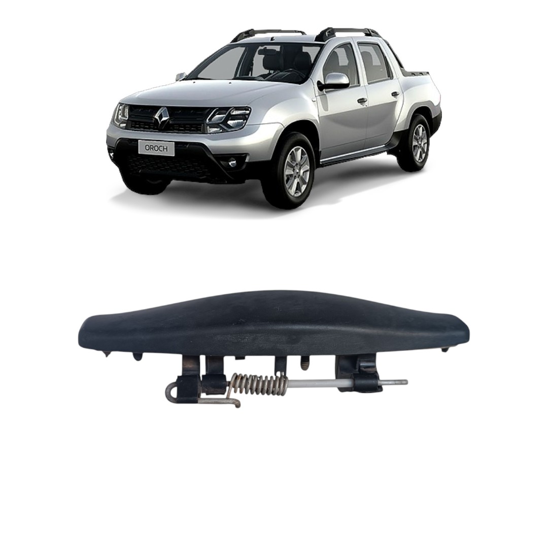 Maçaneta Externa Dianteira Direita Renault Oroch 2011 2019 Preto Dianteira