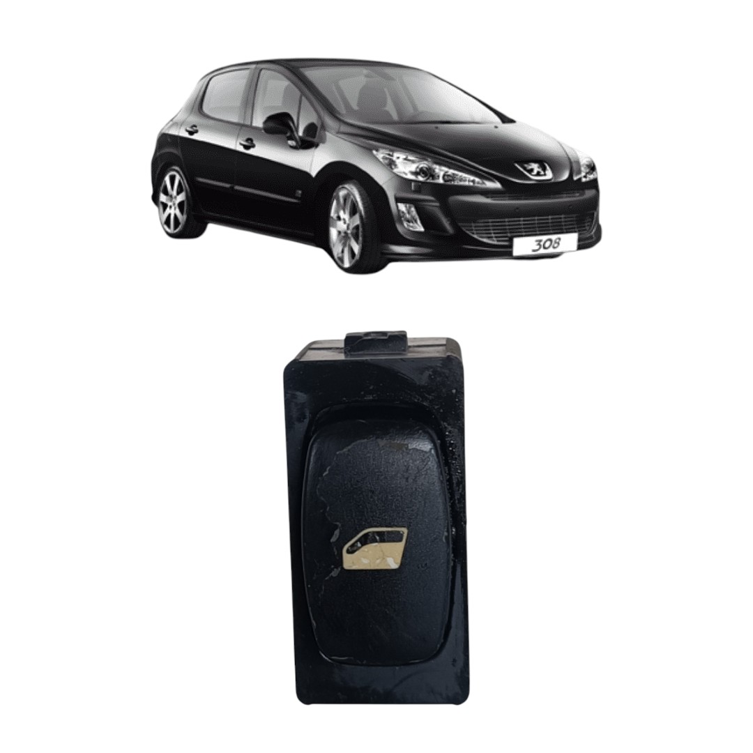 Botão Comando Vídro Traseira Direita Peugeot 307 2010 2011