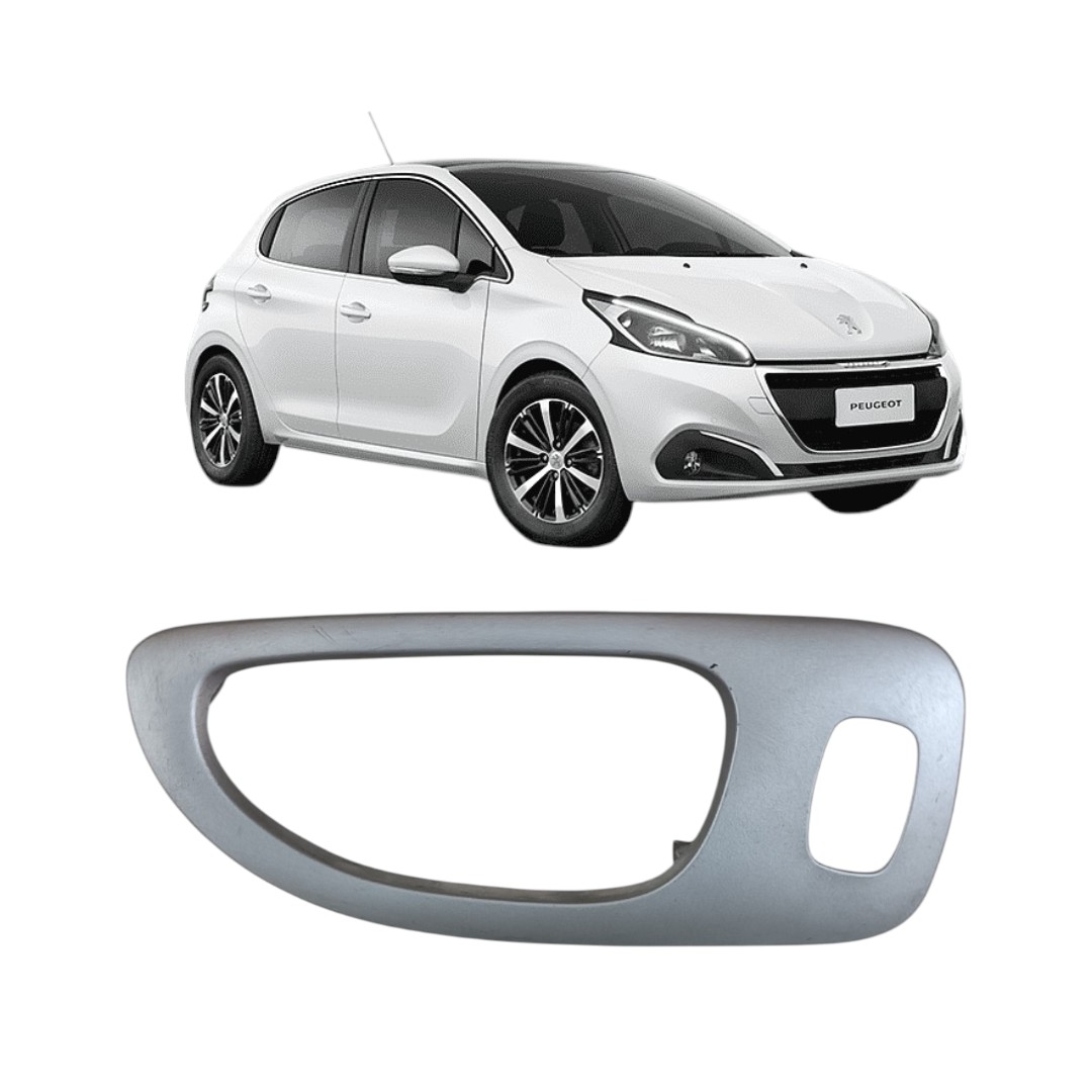 Moldura Maçaneta Interna Traseira Esquerda Peugeot 307 05/11