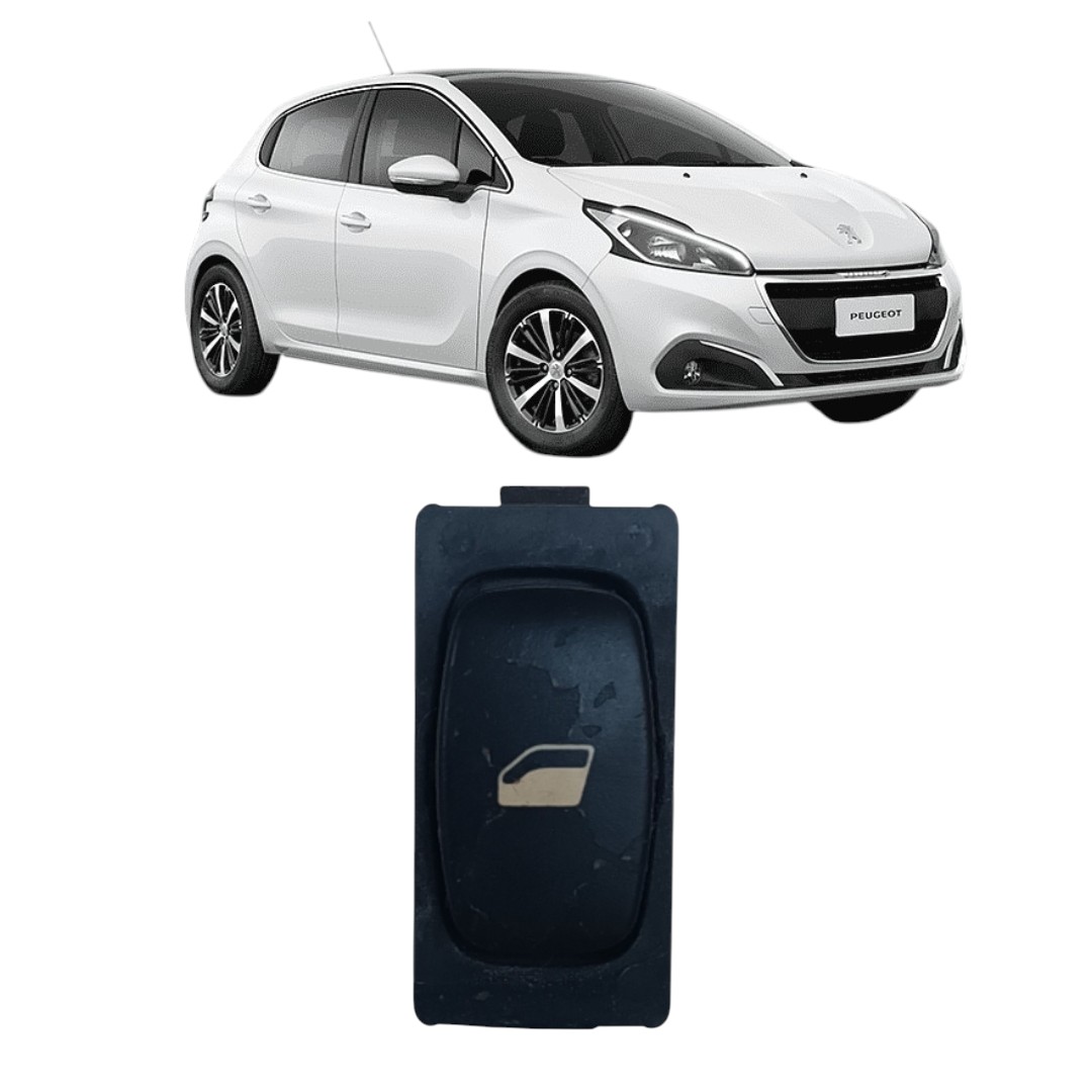 Interruptor Comando Vídro Tras Esquerda Peugeot 307 10/11