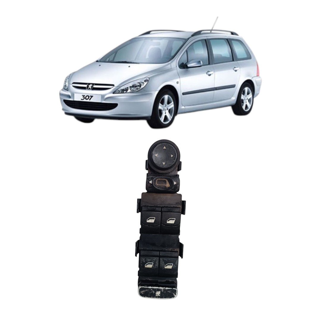 Botão Comando Vídro Dianteira Esquerda Peugeot 307 2010 2011