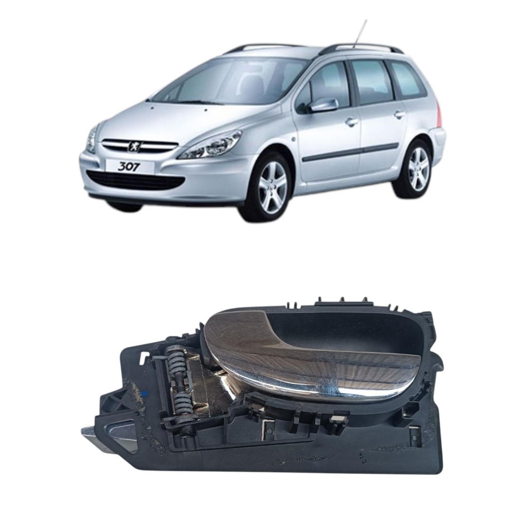 Maçaneta Interna Traseira Esquerda Peugeot 307 2007 2012