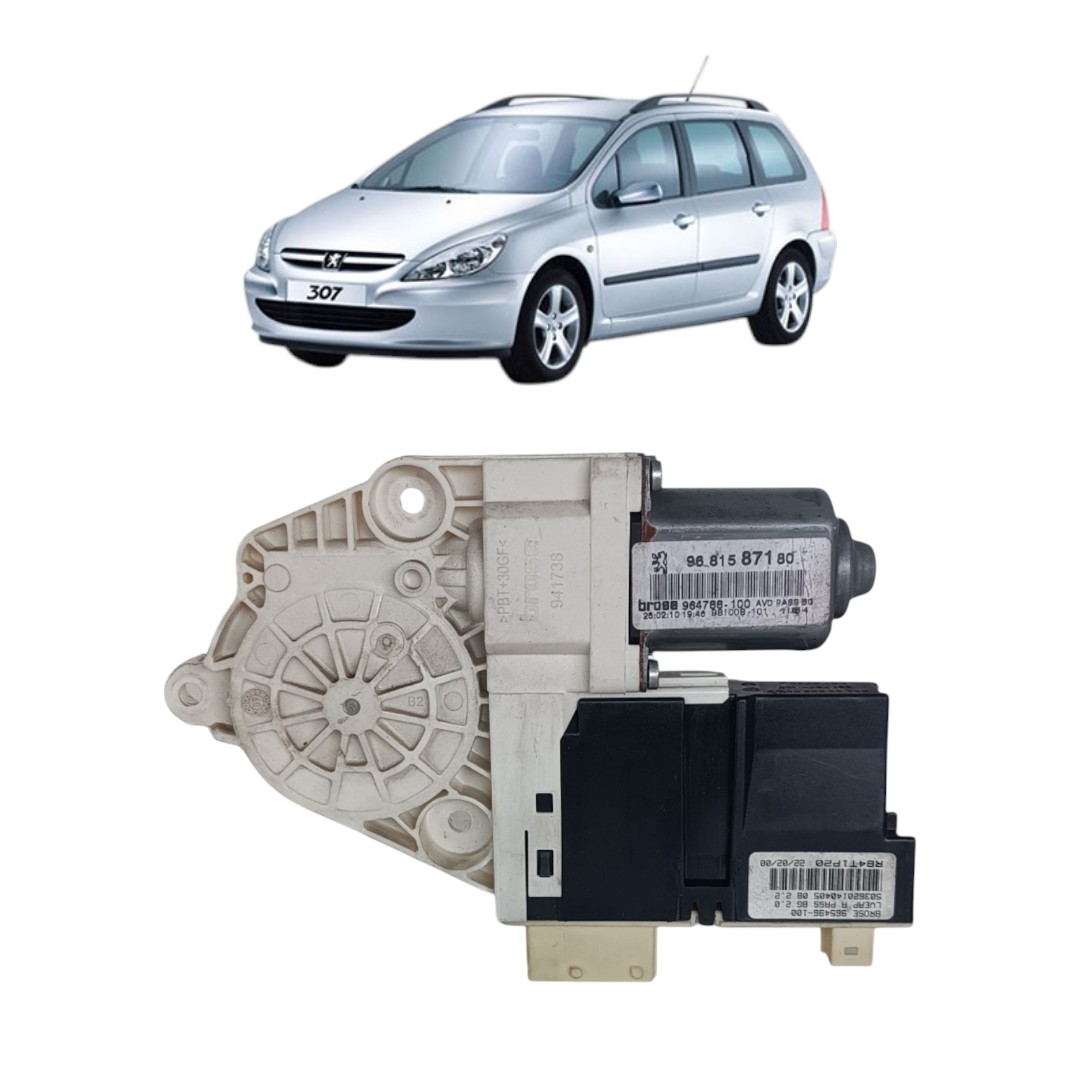 Motor Máquina Vidro Dianteira Direita Peugeot 307 2009 2011