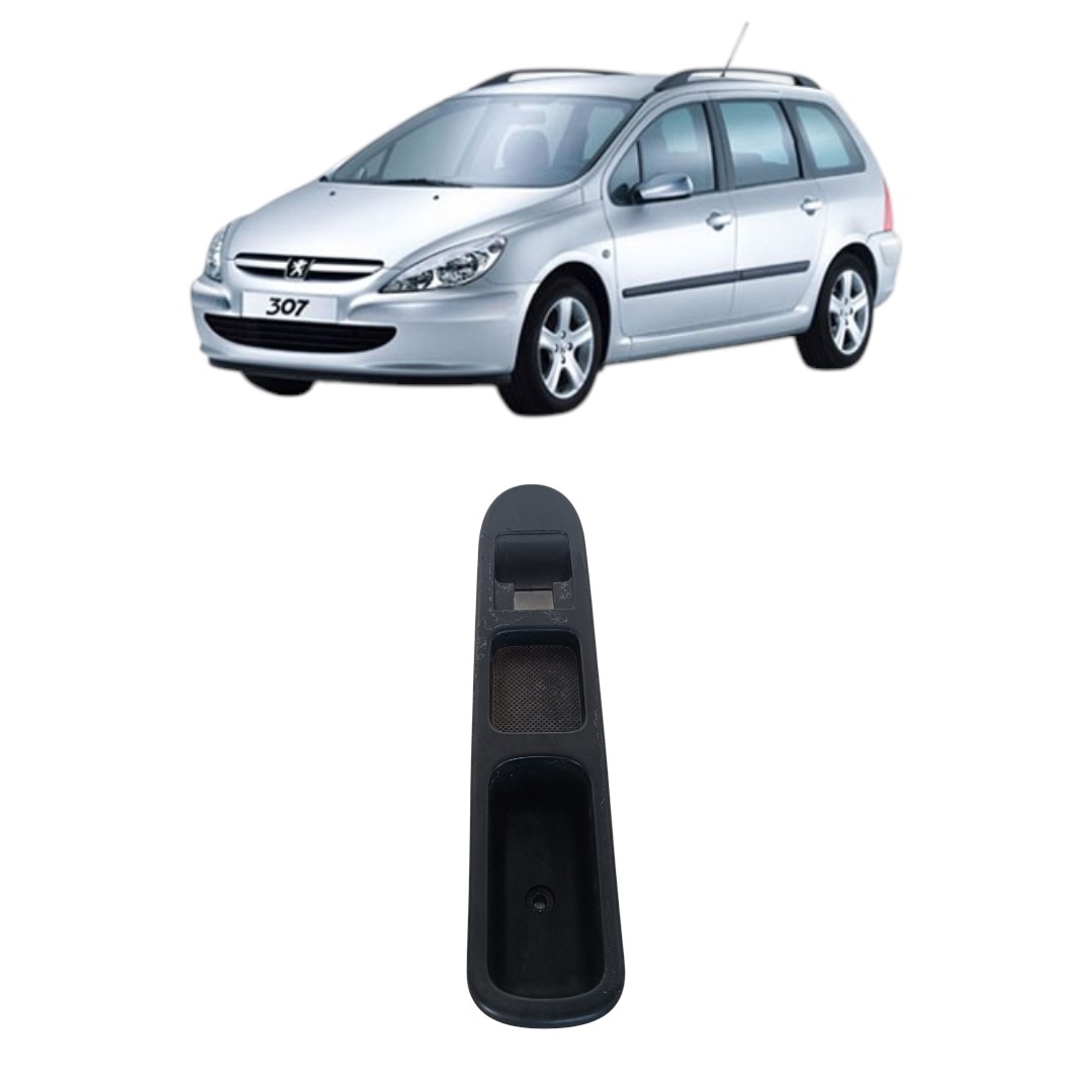 Moldura Botão Vidro Traseiro Direito peugeot 207 2001 2012