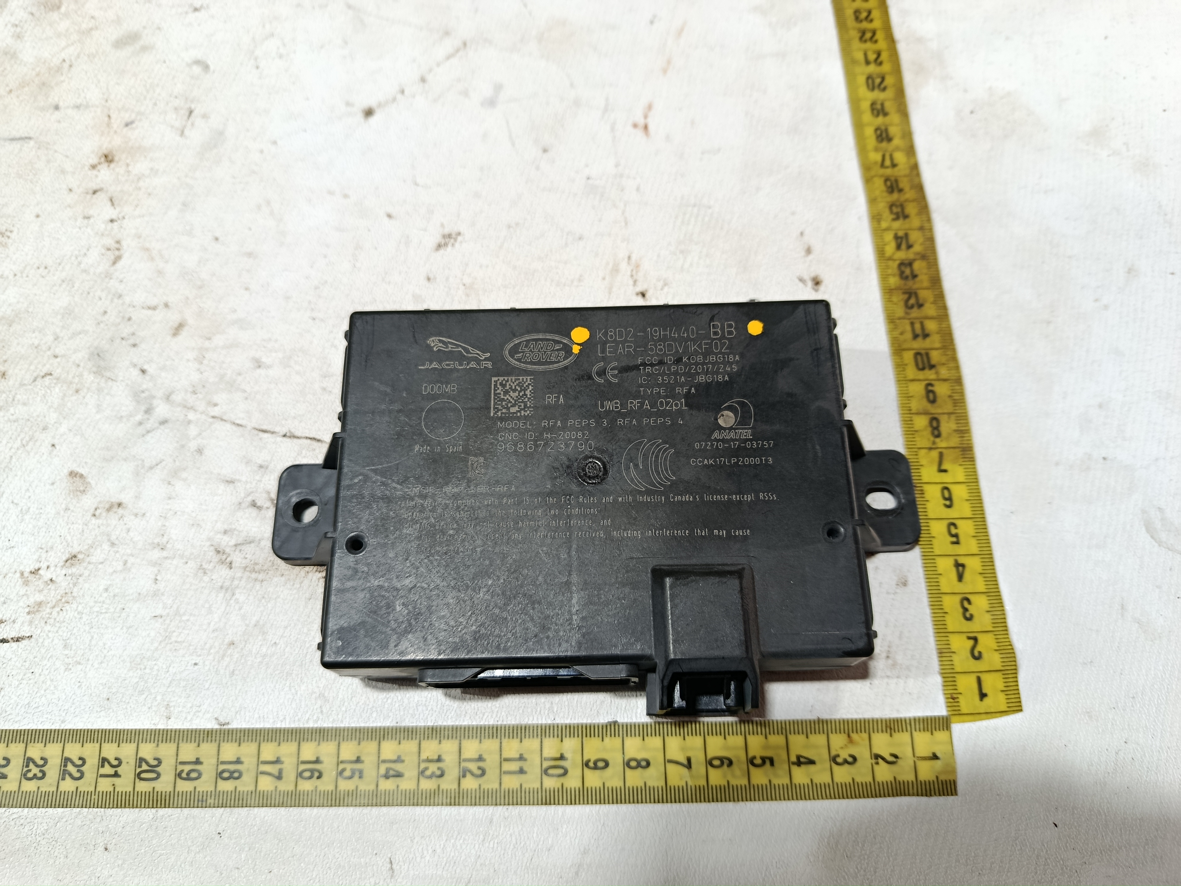 módulo controle traseiro esq Land Rover Discovery Sport 2022 7