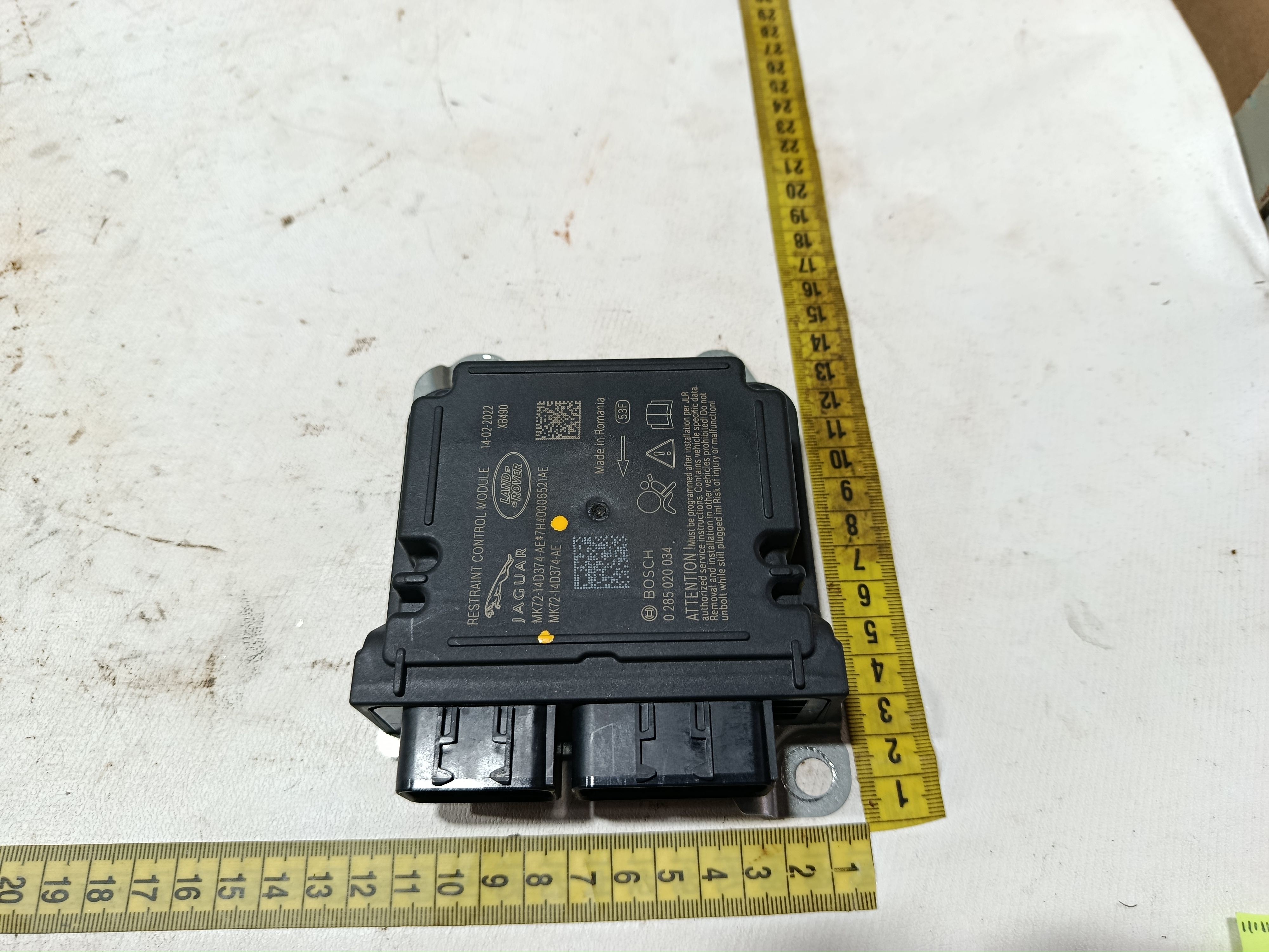 módulo controle airbag Discovery Sport 2022 7