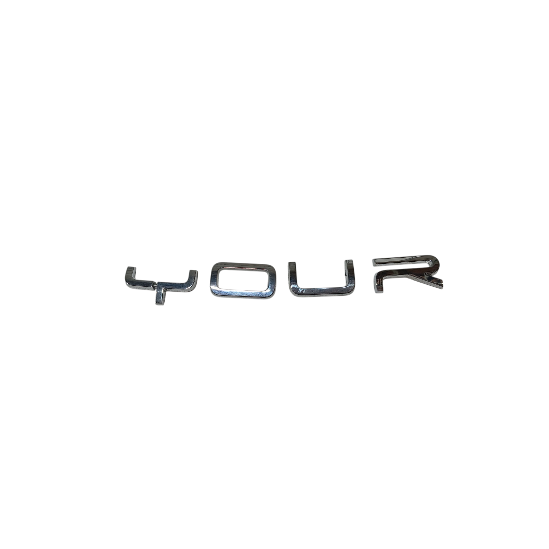 Letreiro YOUR tampa tras BYD YUAN PLUS 2025 1
