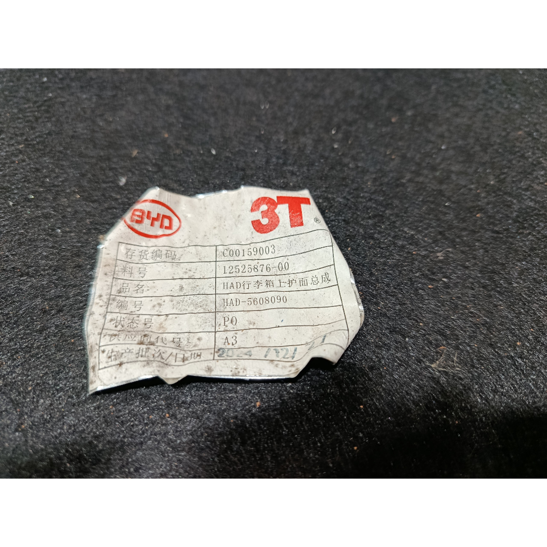 Forro porta mala BYD King Gs 2025 6