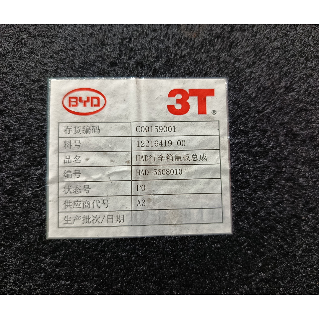 Tampão porta malas BYD King Gs 2025 5
