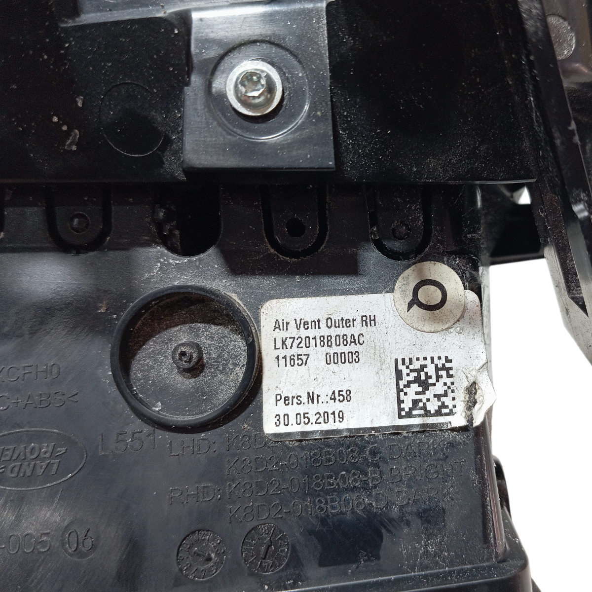 Difusor Ar Direito Painel Discovery Sport 2020 2023 V680 4