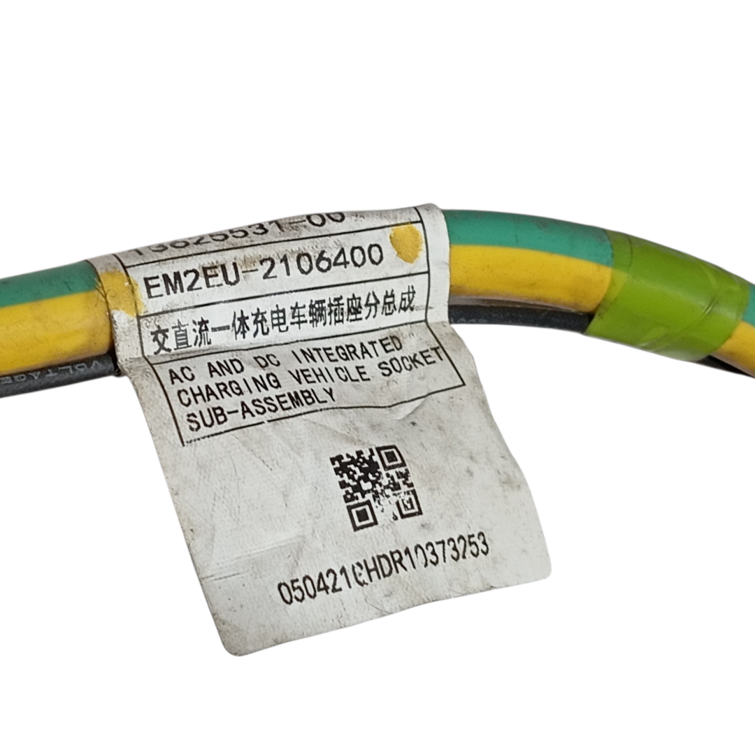 Chicote tomada carregador bateria BYD dolphin PLUS 2024 2025 9