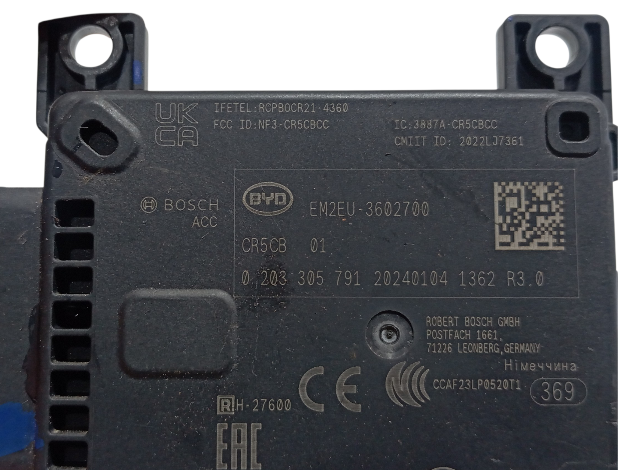 Módulo radar central BYD dolphin PLUS 2024 2025 8
