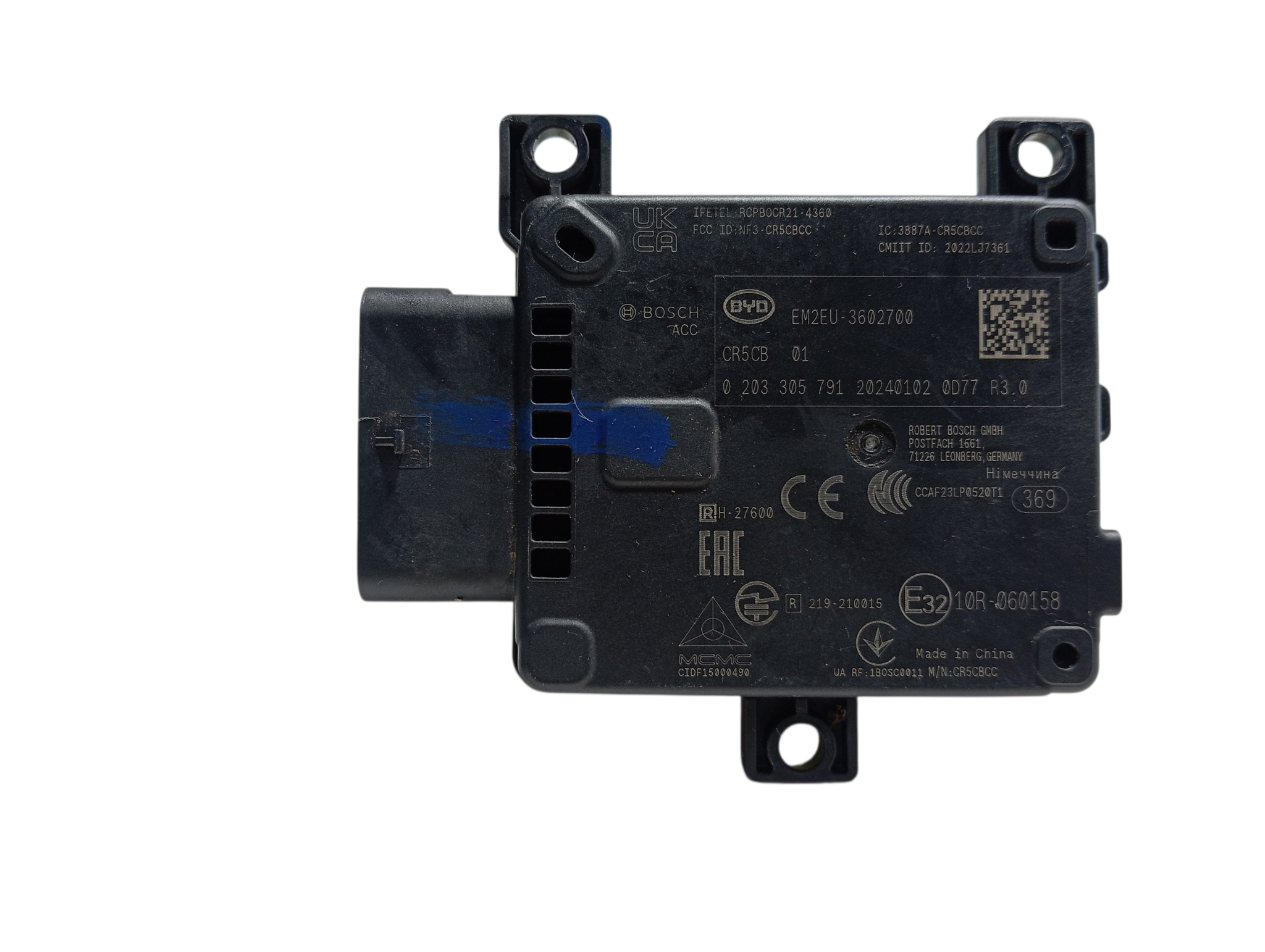 Módulo radar traseiro esquerdo BYD dolphin PLUS 2024 2025 8