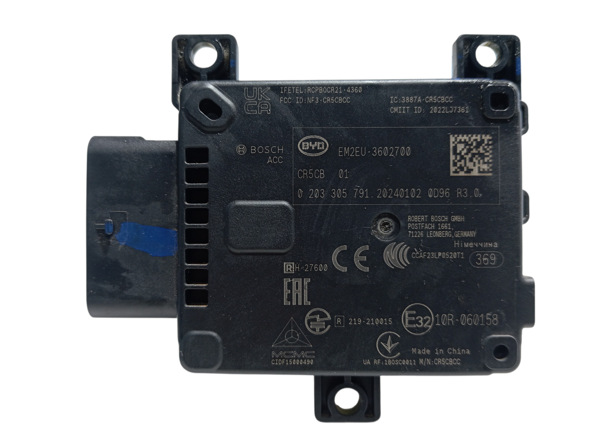 Módulo radar traseiro direito BYD dolphin PLUS 2024 2025 8