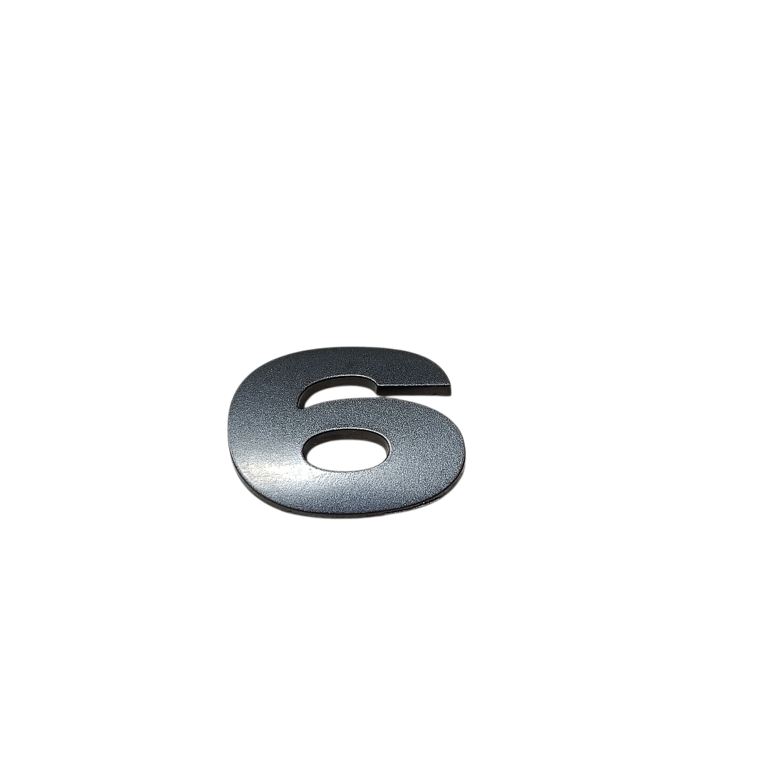 Letreiro tampa traseira Numero 6 Land Rover discovery 4 2012