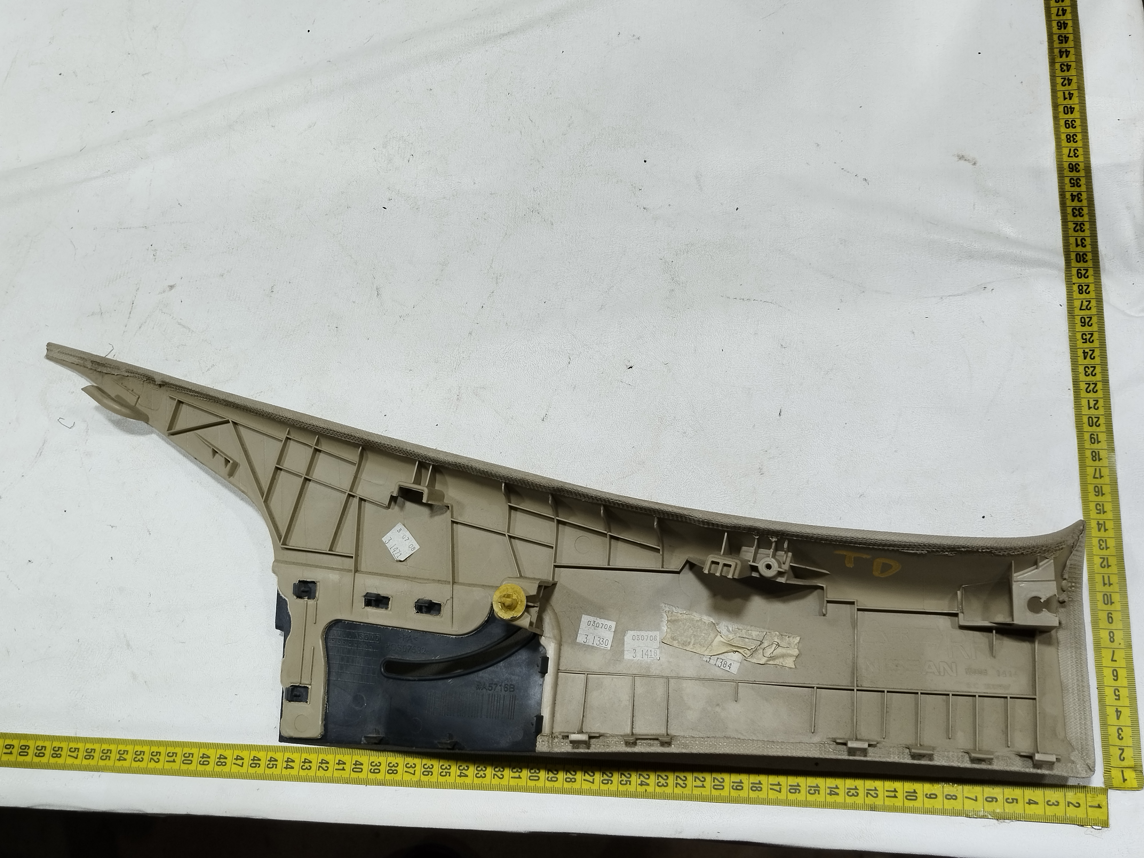Moldura Sup coluna traseira direita NISSAN ALTIMA 2008 5