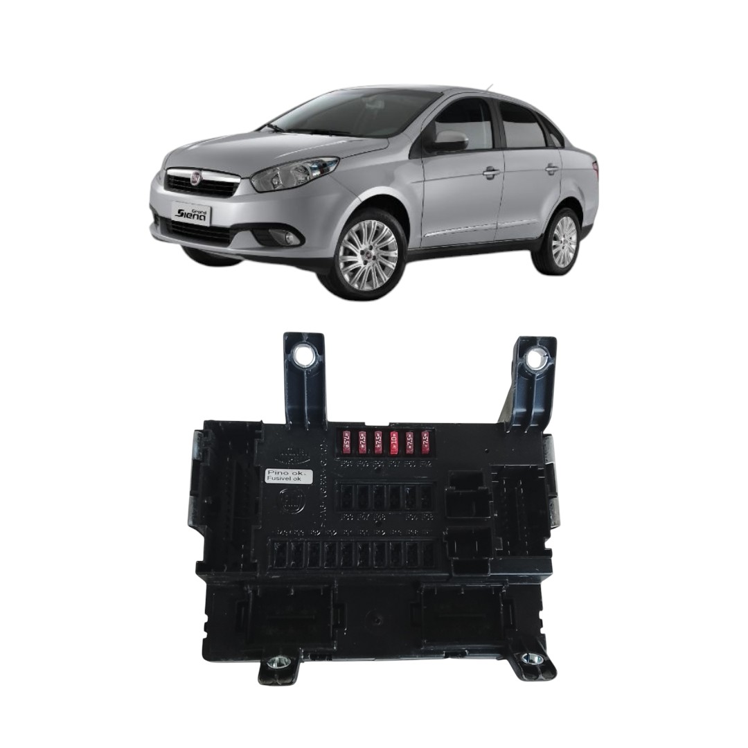 caixa fusível Fiat Siena essence 1.6 2012 2021