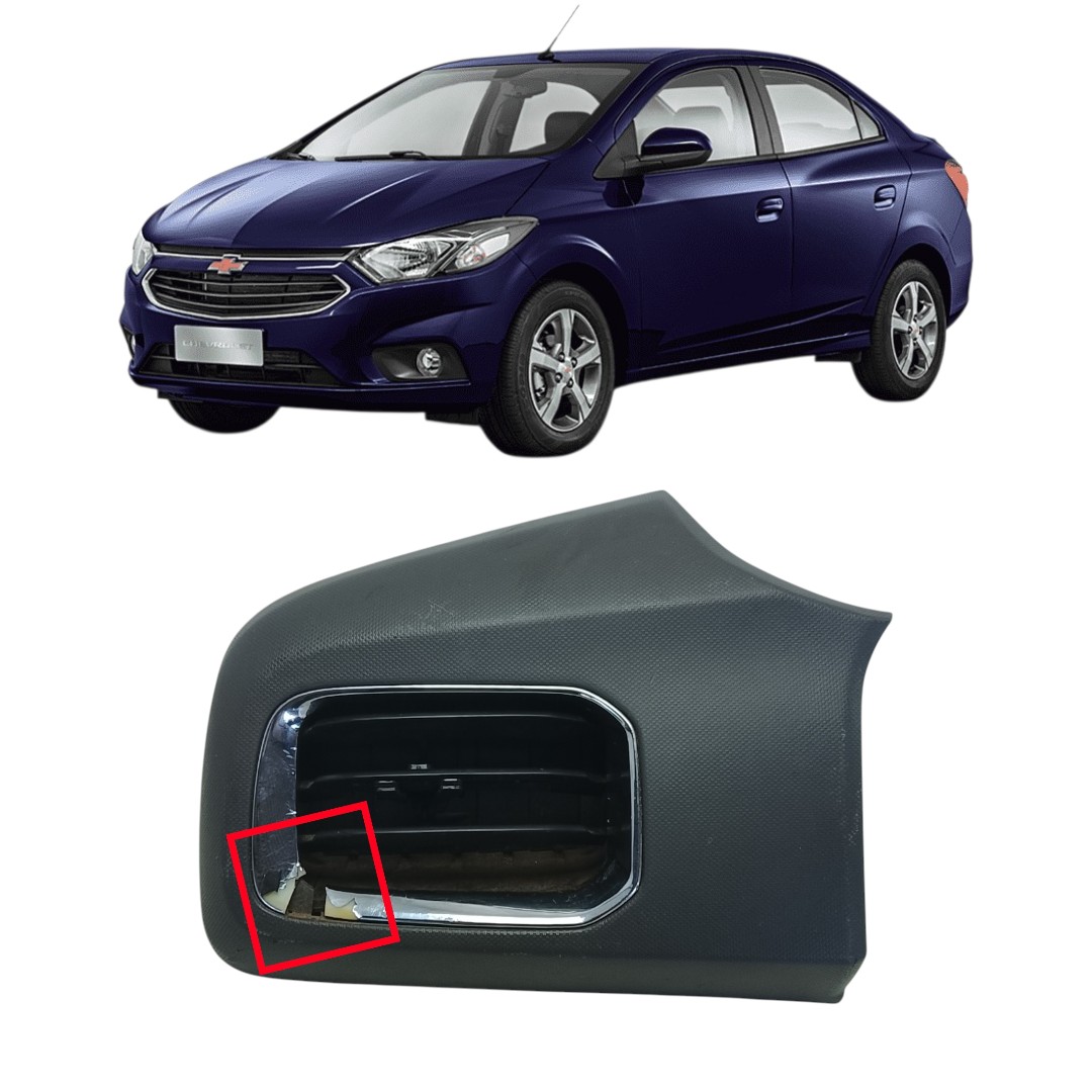 Difusor De Ar Moldura C/detalhe Chevrolet Prisma 2013 2019