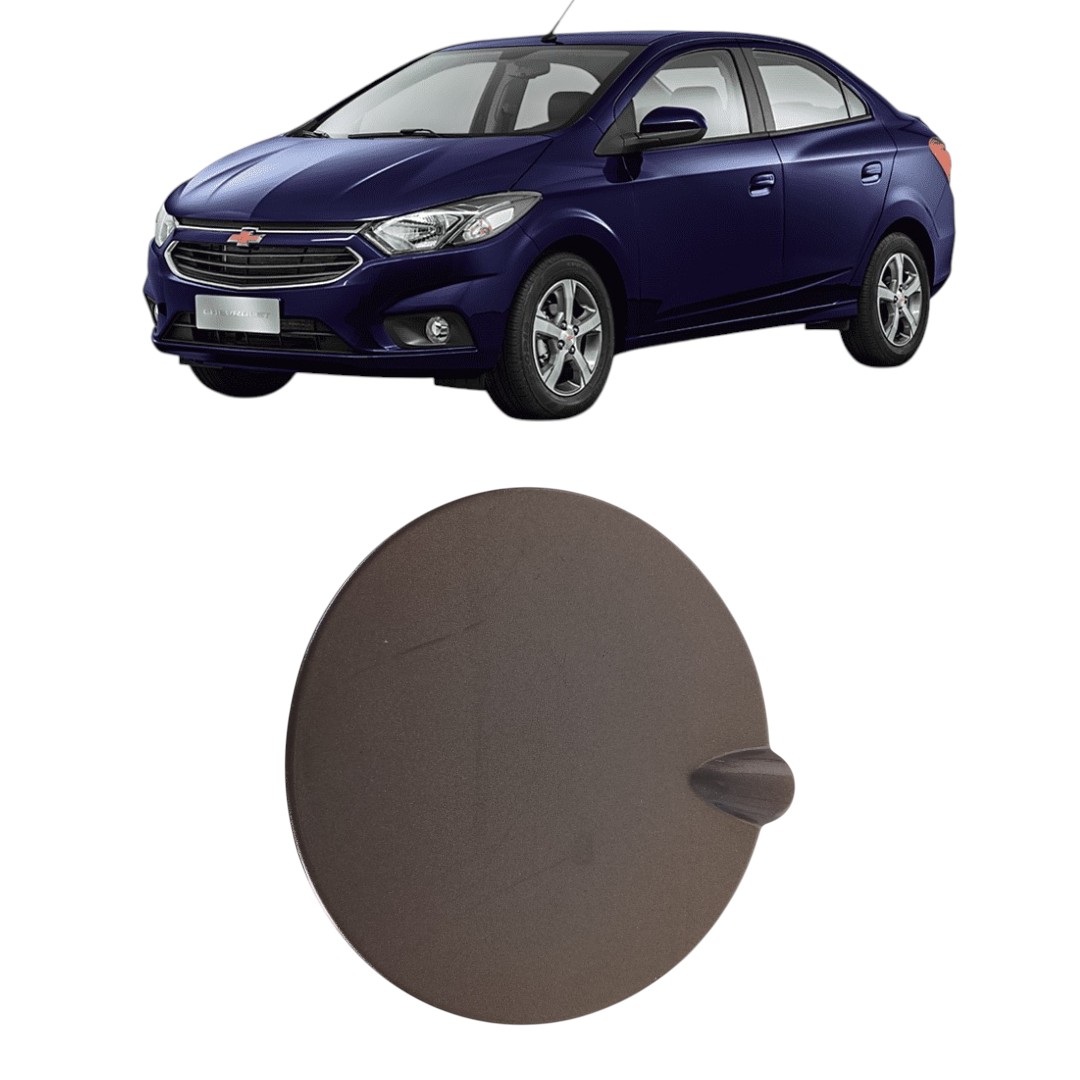 Tampa Tanque Portinhola Chevrolet Prisma 2013 2018 Preto