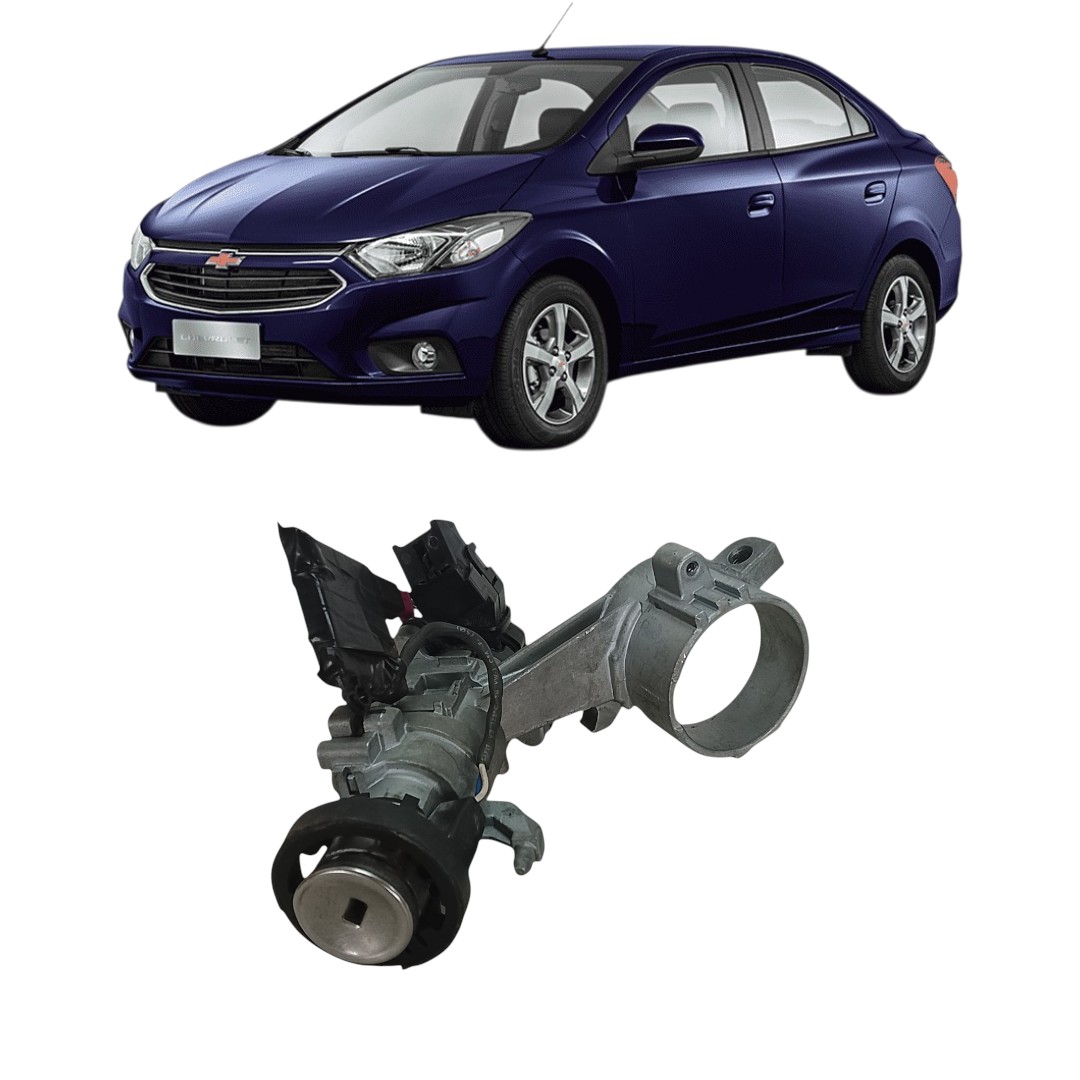 miolo cilindro comutador ignição Chevrolet prisma 2013 2018