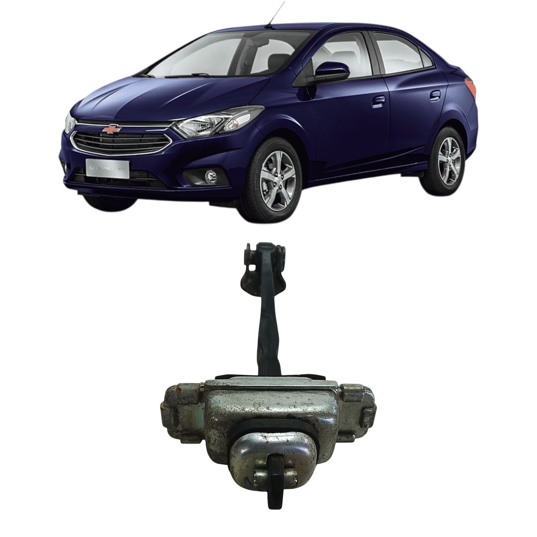 limitador porta traseira esquerda Chevrolet prisma 2014 2016