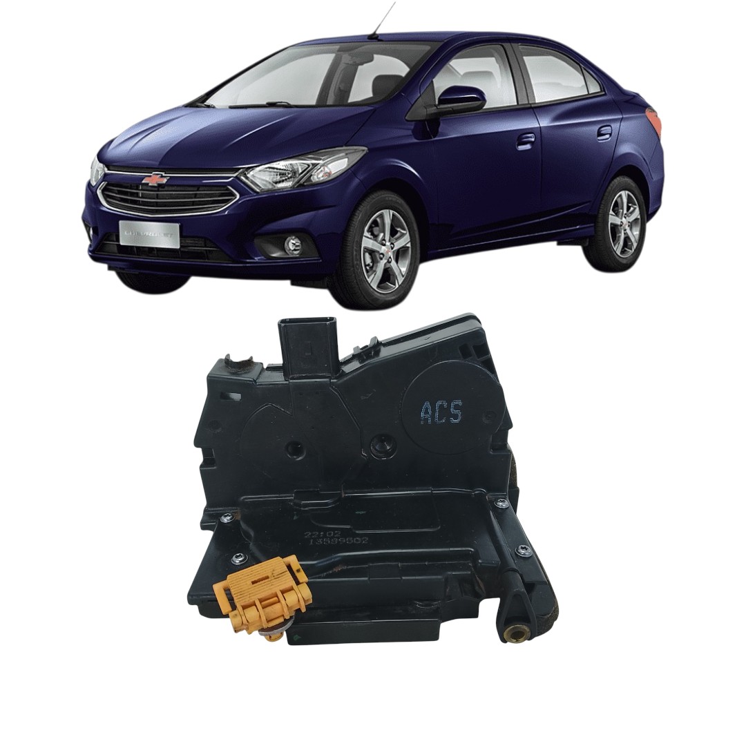 fechadura elétrica porta diant esq Chevrolet prisma 1218