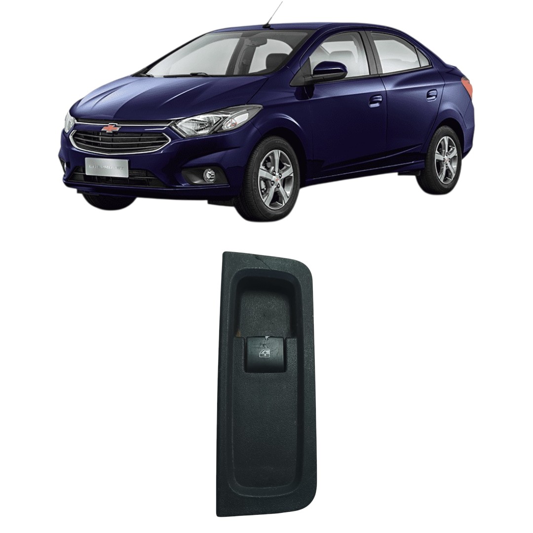 Botão Vidro Elétrico Tras Esquerdo Chevrolet Prisma 14/19