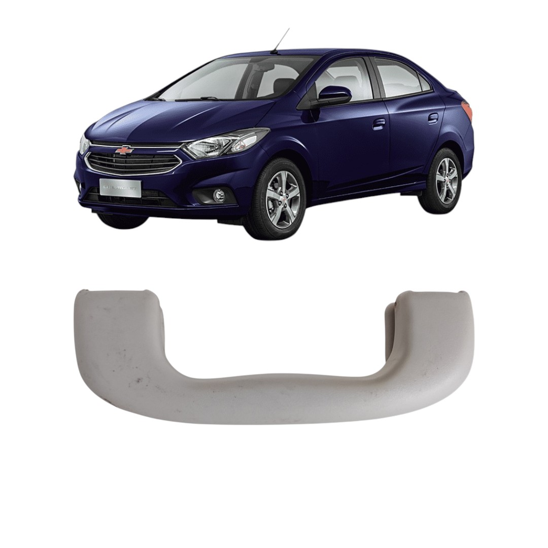 Alça Teto Pqp Chevrolet Prisma 2013 2019 Branco