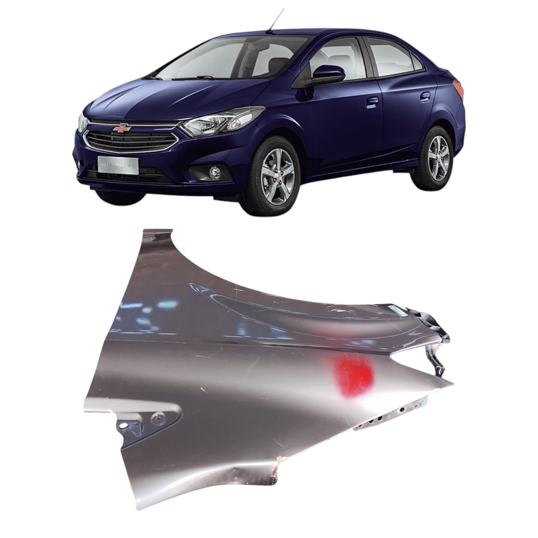 paralama esquerdo Chevrolet prisma 2013 2019