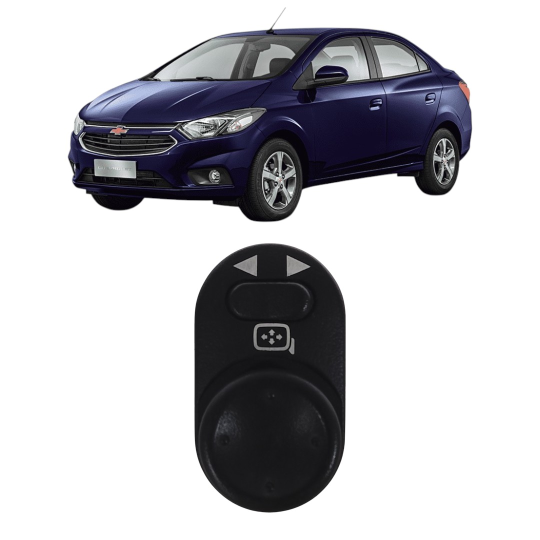 Botão Regulador Retrovisor Chevrolet Prisma 2014 2019