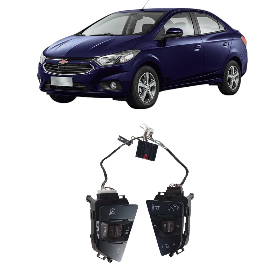 Botão Comando Volante Motorista Chevrolet Prisma 2013 2019