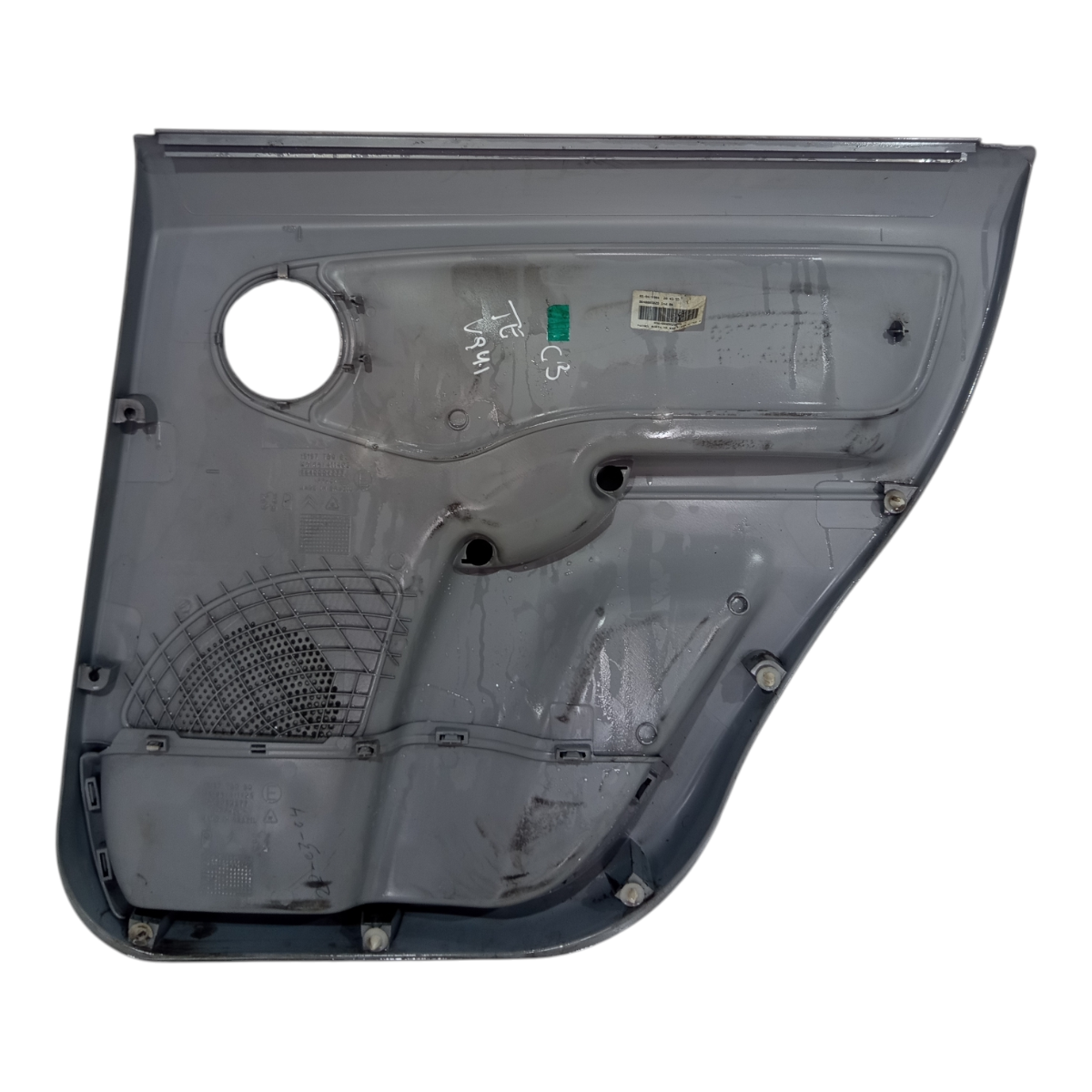 Forro Porta Tráseira Esquerda Citroen C3 2004 A 2011 4
