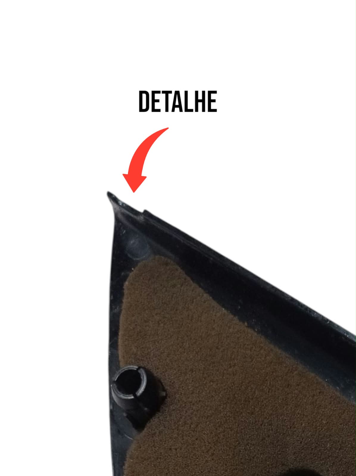 Moldura Interna Retrovisor Esquerdo Vw Parati 1997 3