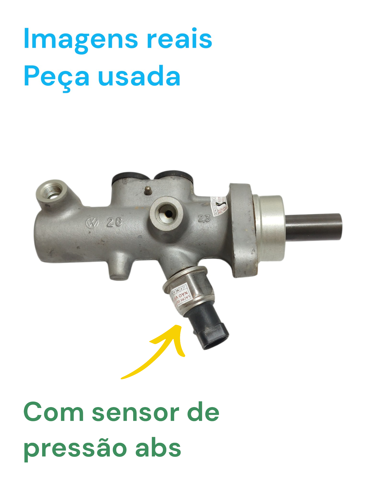 Cilindro Mestre Vw Touareg 4.2 V8 2005 C/ Sensor 010052299401