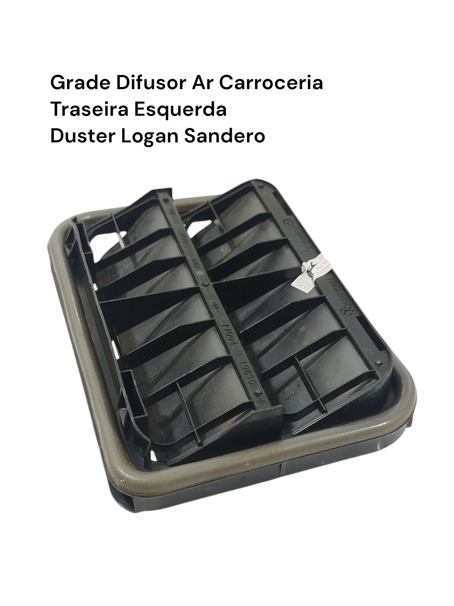 Grade Difusor Ar Carroceria Tras Esq Duster 2013 7700838358 1